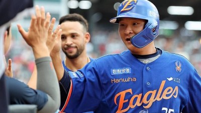 프로야구 한화, PO 5차전에 최인호 대신 김태연 선발 출전