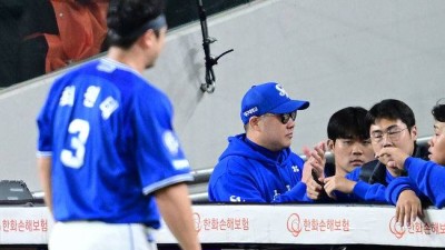 ‘누가 삼성에 돌을 던지랴’ 11G 투혼→KS 좌절, 박진만 “지금까지 힘들게 버텼다, 선수들-팬들 고마워” [PO5]