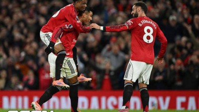 '이거 심상치 않다' 맨유, 브라이튼 4-2 격파하며 3연승 행진...리그 4위로