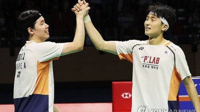 배드민턴 '황금 콤비' 김원호·서승재, 프랑스오픈 결승 진출