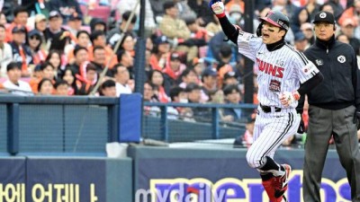 '문현빈 울리고 문동주도 울렸다' 한화 악마 그자체, 박해민 KS 첫 홈런→공수 맹활약 [MD잠실 KS1]