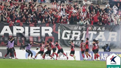 [K리그1 현장리뷰]'맨유 출신'린가드 미쳐 날뛰었다 강원전 후반 멀티골로 '0-2→4-2' 기적의 역전승 지휘…죽다 살아난 문선민의 '1도움'