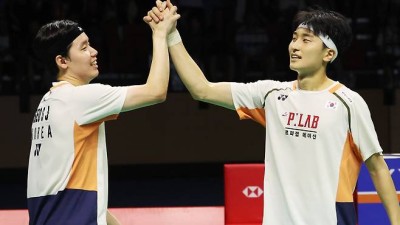 우리도 있다...남복 랭킹 1위 서승재-김원호, 안세영 이어 프랑스 오픈 제패+시즌 9승 마크