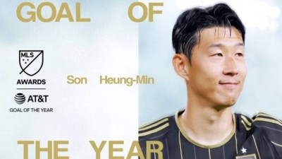 [오피셜] 손흥민이기에 가능한 일, MLS 올해의 골 선정...환상 프리킥 데뷔골 빛났다