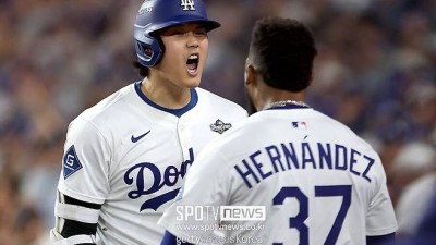 '오타니 9출루+프리먼 끝내기+야마모토 불펜 대기' 연장 18회 승부, 다저스 6-5 승리…시리즈 2승 1패 우위