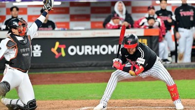 내일은 해야 할 것 같다 사령탑 끝내 칼 뽑는다…'KS 11타수 무안타' 침묵하는 외인 타자, 타순 변경 예고 [KS3]