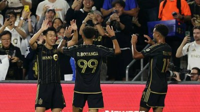 ‘손흥민 기점→결승골’ LAFC, 오스틴에 PO 1차전 2-1 신승