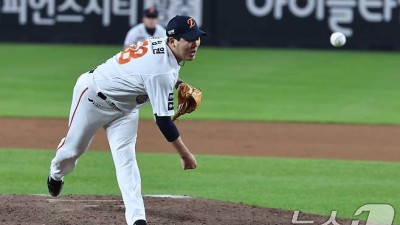 김서현 일으켜세운 박상원의 조언 막거나 맞는 게 투수 숙명[KS4]