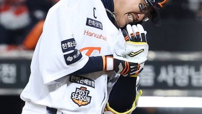 ‘채은성 아찔 손목 사구’ 대전의 야유, 무슨 일이… 한화 짜내기 선취점, LG는 병살타에 울었다