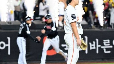 '충격' 김서현 또 홈런 맞다, 박동원 추격의 투런포...9회 1아웃 강판되다 [KS4]