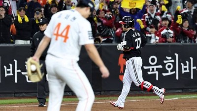 한화 김서현, 또 9회 피홈런...버티지 못하고 임무 완수 실패 [KS4]