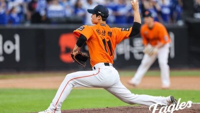 끝내 지쳐 쓰러진 한화 투수진… 그래서 더 아쉬운 엄상백의 부진