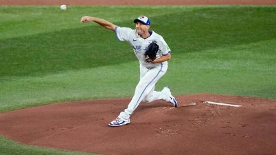 '이게 빅리그 221승 투수다' 슈어저, 다저스 상대 4⅓이닝 1실점…최고 154km