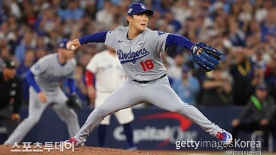 '야마모토 역투+김혜성 출전' 다저스, 토론토 꺾고 2년 연속 월드시리즈 우승