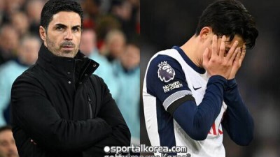 '결정적 1대1 미스' 손흥민이 직접 실수 인정했는데…아르테타, 그렇게 상처를 후벼파야 했나 또다시 SON 실축 언급