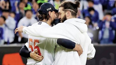 출국 앞둔 와이스와 식사도 했다지만…이대로 가면 도로 한화?