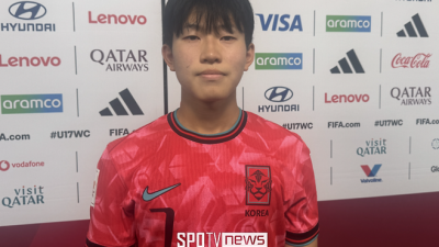 [SPO 현장] 멕시코 혼자 ‘탈탈’, ‘대한민국 7번’ 월드컵에서 증명…“유럽 팀도 자신있어요” U-17 핵심 김도민 자신감
