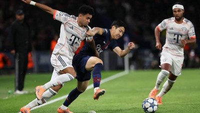 '이강인 25분 교체 투입' PSG, 뮌헨에 0-2 뒤진 채 전반 종료 '디아스 멀티골→퇴장'