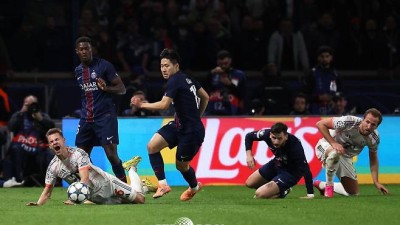 '이강인 환상 어시스트' PSG, 뮌헨에 1-2 패배... 김민재 10분 출전 'UCL 코리안 더비 성사'