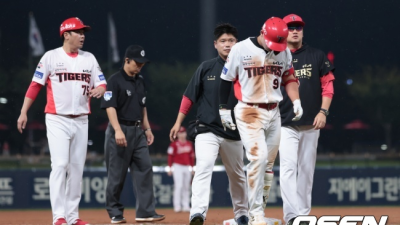 꽃감독은 1루수도 시킨다 했는데 마무리 캠프 왜 빠졌나...윤도현 또 부상 악몽, 왼쪽 대퇴근 근육손상