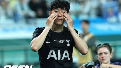 '손흥민 피눈물' 기껏 우승→UCL 진출, 토트넘은 매출 최악... ‘14만→10만 원’ 토트넘, 손흥민 없는 경기 티켓 급락