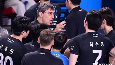 배구 벌써 끝났어? 1시간27분 컷 → 내일 쉬는 날 감독도 싱글벙글