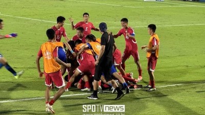 [현장 REVIEW] 북한, 월드컵 최대 이변 탄생...독일과 1-1 무 ‘극장 동점골’ U-17 다크호스 등극