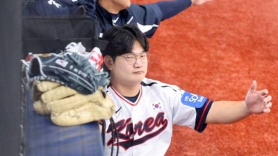 '왜' 김서현은 9회 3점차에 등판하지 않았나, 5회까지 완벽 노히트라니... 韓 투수진 '한일전' 기대감 높였다 [고척 현장]