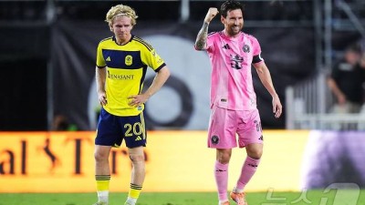 '메시 2골 1도움' 인터 마이애미, MLS PO 8강 진출