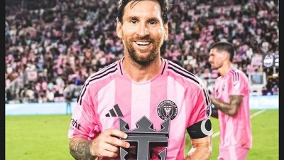 '손흥민 결승 맞대결 유력' 메시, 2골 1도움 '하드캐리'→PO 4강 진출... '평점 10점 만점' 맹활약