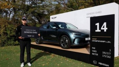 “아내가 차 바꾸려고 알아보고 있었는데”… ‘홀인원’ 이형준 ‘제네시스 GV60’ 받는다