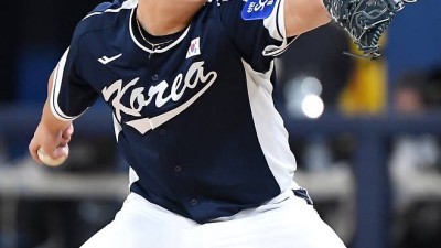 이틀간 한국 유일한 실점이 김서현... 류지현의 진단은 '지쳤다' 그러나 교체 이유는 투구수[고척 코멘트]