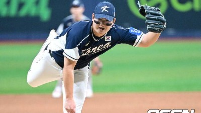 427세이브 오승환도, 한화 레전드도 갸우뚱…왜 김서현은 21구 모두 직구만 던졌나, 류지현 “일본전에도 던진다”