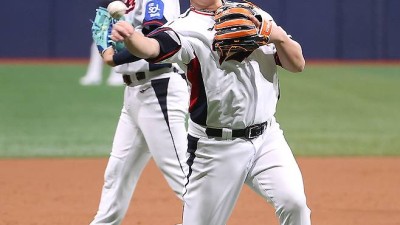 이러면 김도영이 그리울 수밖에 없잖아… '무안타 침묵' 노시환, 대표팀 화력 키 쥐었다