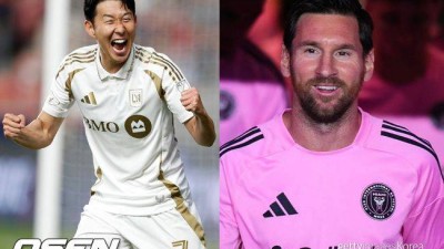 ‘슈퍼 결승 예고?’ 손흥민 vs 메시, MLS컵에서 만날 가능성 급부상