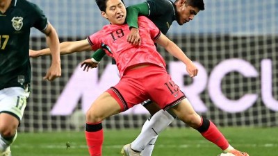 [현장이슈]'위험했던 태클'→'아찔한 벤치 클리어링' 韓 에이스는 역시 이강인, 볼리비아는 LEE 집중견제!