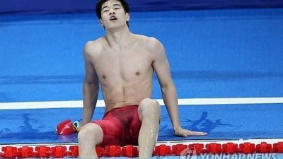 중국 수영은 사기, 가짜야!…깜짝 주장, 사실이었나→'파리올림픽 역대급 세계신' 판잔러 부진에 中 대충격+체중 5kg 늘고 급추락
