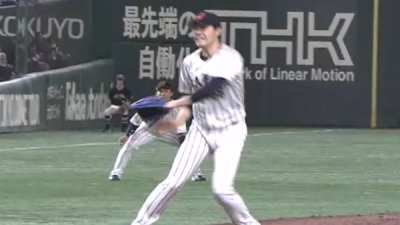 마운드 맞고 투수 발에 닿았는데 아웃?… 한일전 망친 최악 오심 나왔다[스한 스틸컷]