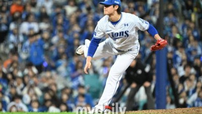 '이럴 수가' 홈런→볼넷→안타→사구→강판, 삼성 아기사자 도쿄돔 중압감에 떨렸나…0이닝 4실점 충격, 무사 만루서 내려가다