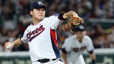 이 투수가 19살이라고? 미쳤네, WBC 큰일 났다→루키 정우주 불꽃투! 日 열도 '화들짝' 놀랐다…주눅들지 않는 당찬 피칭