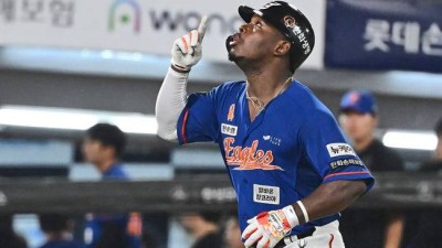 '한화 방출→트리플A 안타⋅타점 2위' 페라자가 KBO 컴백하나...베네수엘라 매체, 韓 구단과 계약