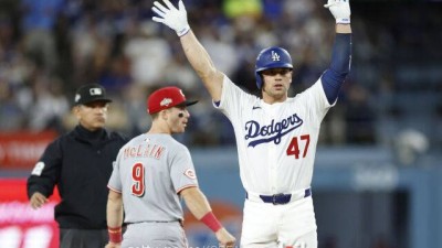 김혜성-오타니와 함께 한 지 4개월도 안 됐는데…트레이드→WS 우승→방출, 1할대 포수 이렇게 떠나다 다저스 역사에 남을 것