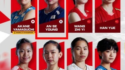 안세영 탈락+탈락! '대충격' 왜 나왔나…11관왕 이루고 '항저우 악몽' 떨친다→월드투어 파이널 여자 단식 8인 확정 [오피셜]