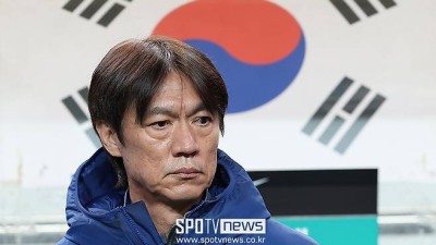 '일본 아니네' 홍명보호 16강 진출 예상 떴다…韓축구 최초 2포트 → 홍명보 감독 다음 달 3일 출국