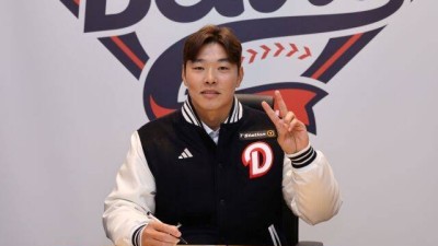 [공식발표] 박찬호→조수행→이영하→최원준도 잡았다! 두산과 4년 총액 38억원 계약