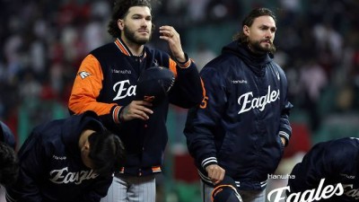 '노시환 슬픈 예감 적중?' 한화 와이스도 MLB 진출 전망 나왔다 휴스턴과 계약 임박