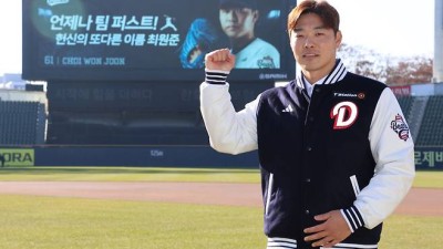 감독님 때문에 남았어요 이보다 더 큰 '취임 선물' 있을까…우승 한 번 더 해야죠 [인터뷰]