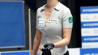 '당구여제' 김가영, 프로당구 LPBA 64강 탈락 이변...1년 4개월 만