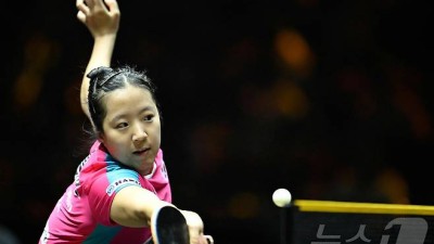 한국 탁구, 2시간25분 혈투 끝 대만에 8-6 뒤집기…혼성 월드컵 2연승