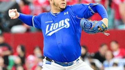 후라도의 불룩한 배 어디 갔어? 삼성 팬들 놀라게 한 ‘야구 주머니 실종 사건’